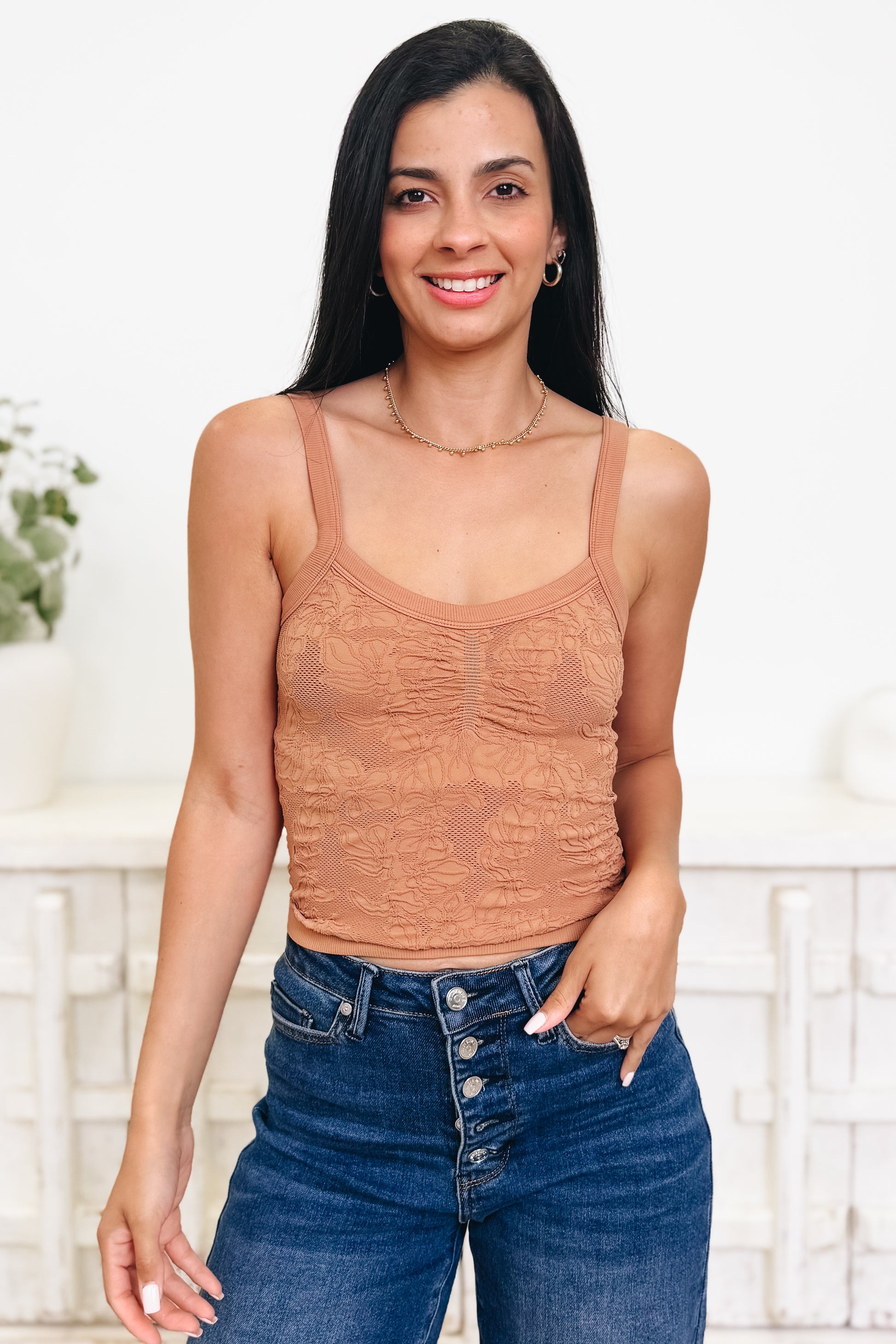 Space & Lace Tank Top - 13 Colors!