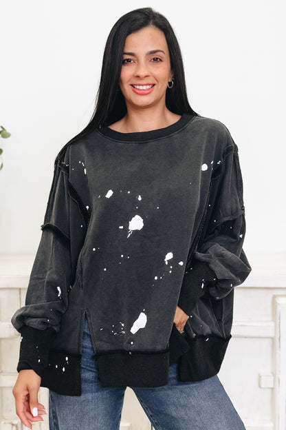 Make Your Own Splash Pullover - Charcoal