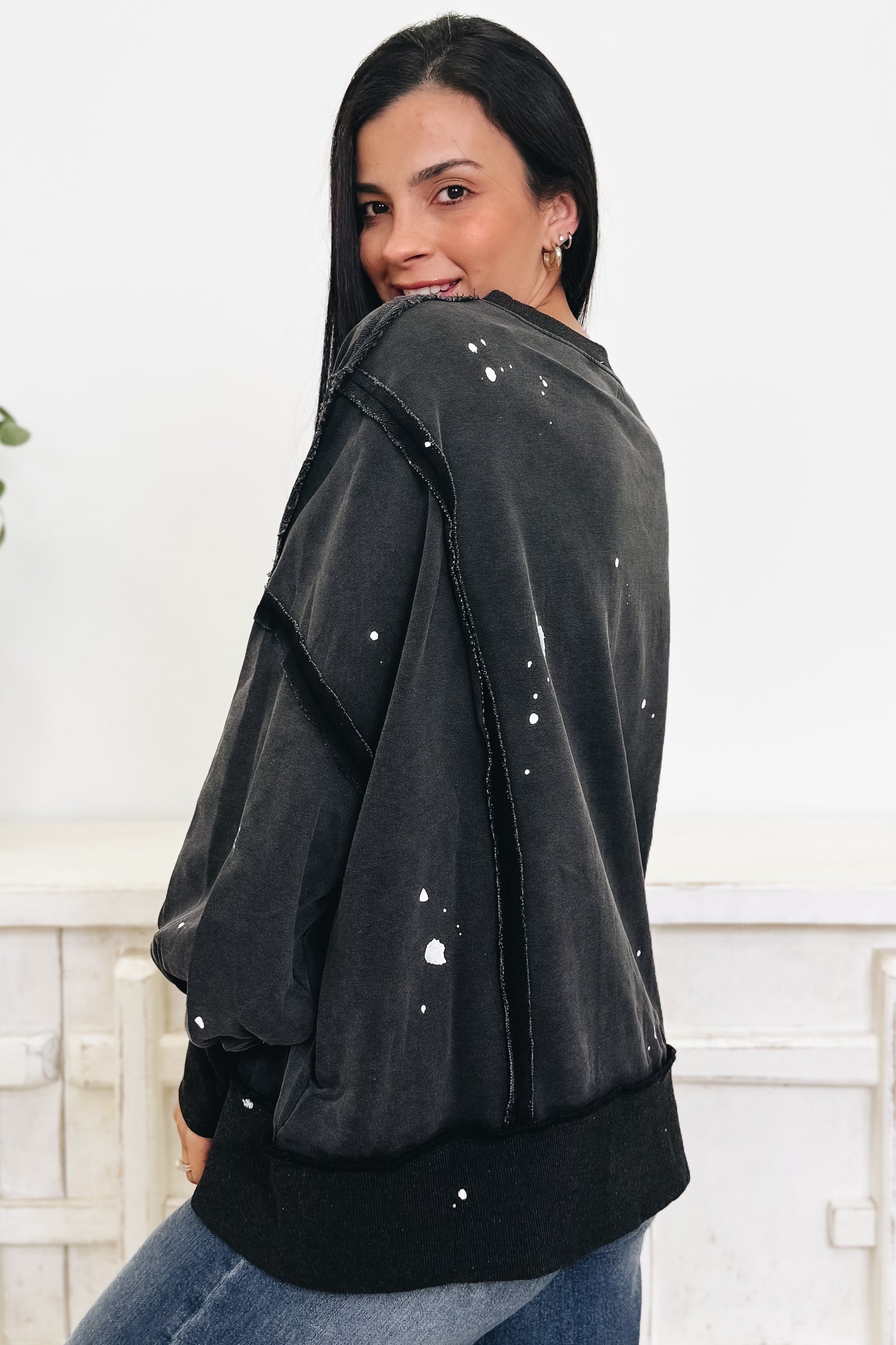 Make Your Own Splash Pullover - Charcoal