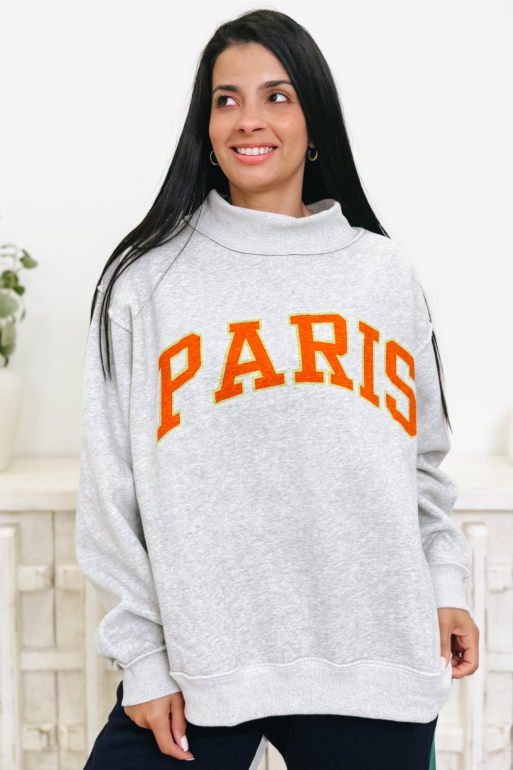 Paris & Bonjour Reversible Sweatshirt