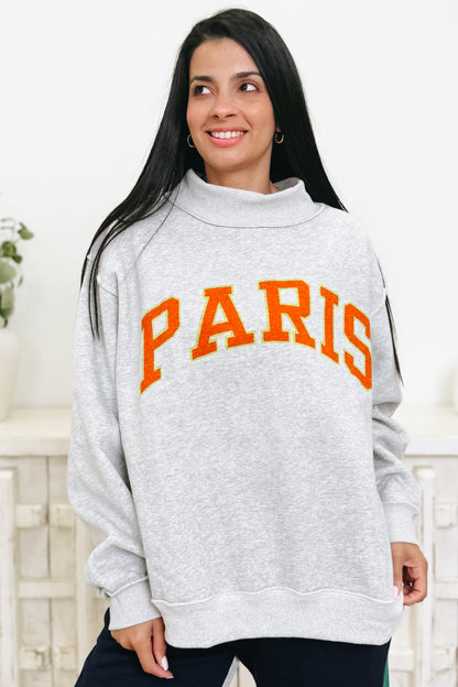 Paris & Bonjour Reversible Sweatshirt