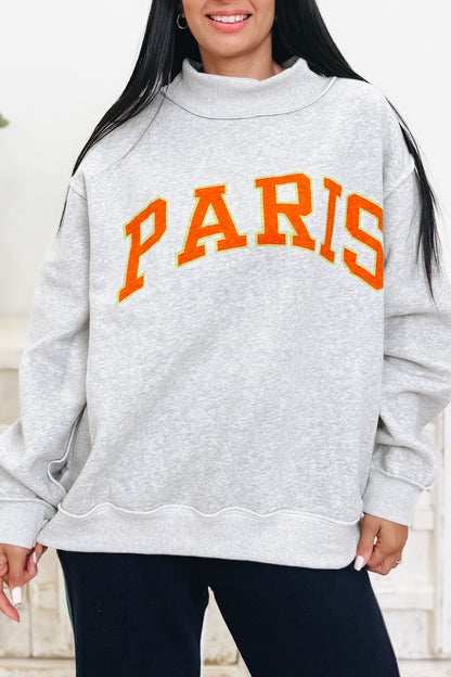 Paris & Bonjour Reversible Sweatshirt
