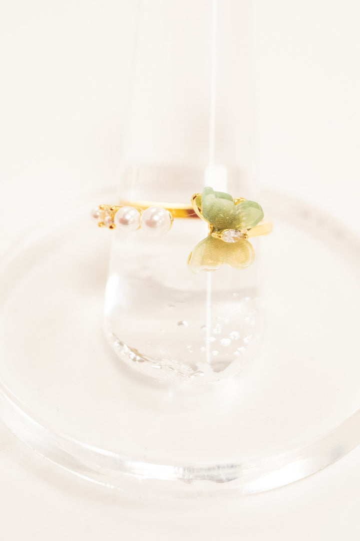 Garden Of Wings Ring - Gold Mist