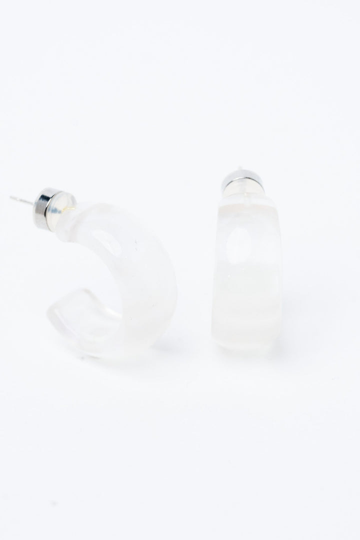 Jade Earrings - Shimmer AB