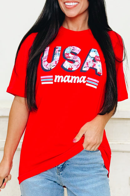 USA Mama Graphic Tee