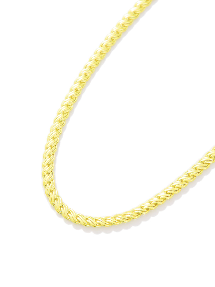Days Of Our Lives Necklace - Liquid Metallic Lime Punch