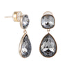 Coffee Time Earrings Drop - Linen Smokey