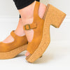 Corky's Miss Behavin' Wedge - Camel