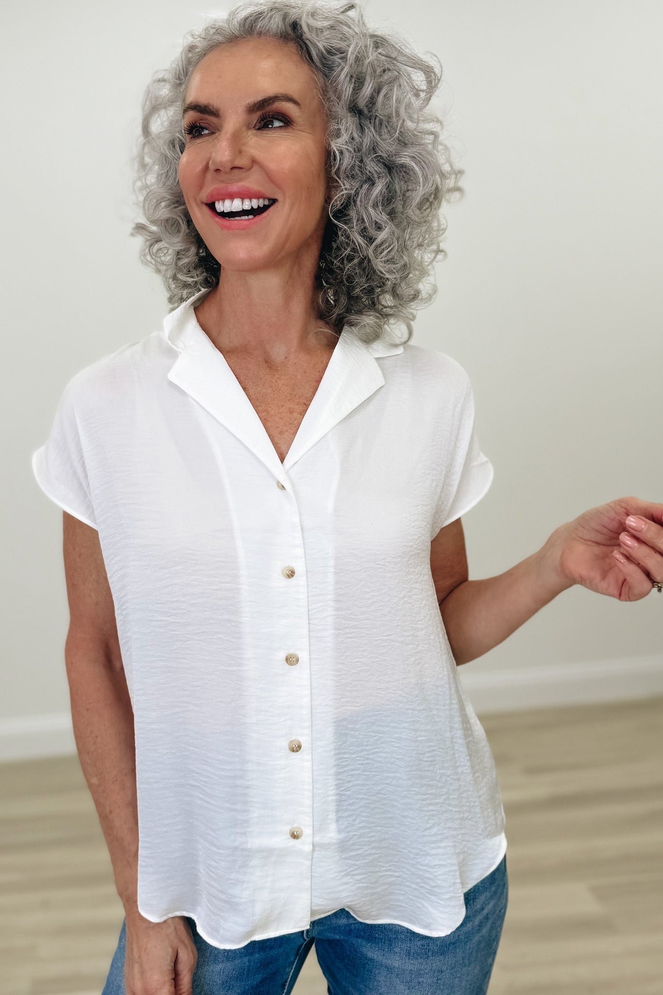 Buttoned Bliss Button Down Top - 3 Colors!