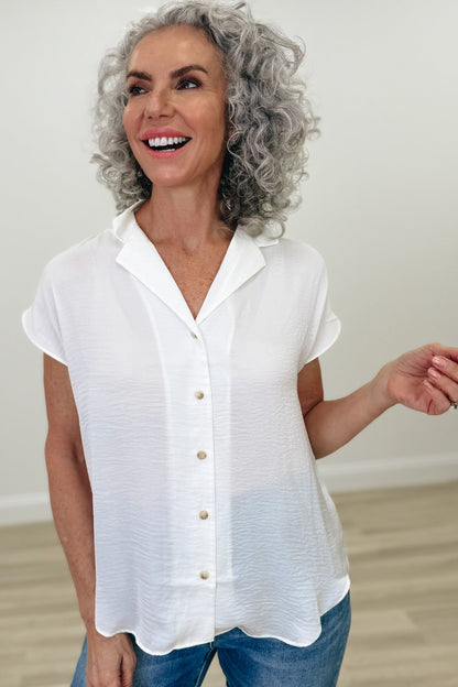 Buttoned Bliss Button Down Top - 3 Colors!