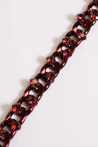 The Glitz Bracelet - Metallic Merlot