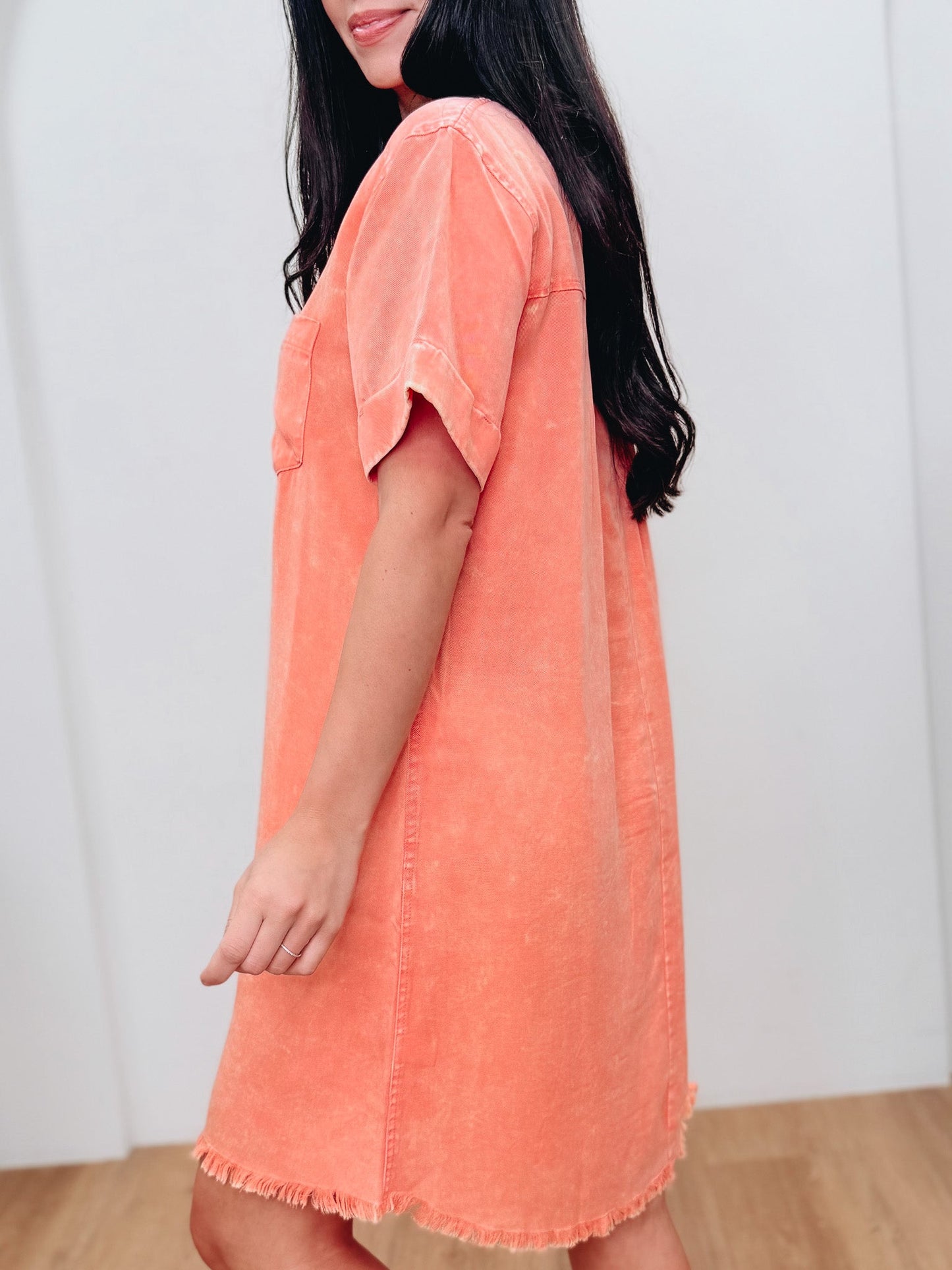 Classic Beauty Shirt Dress - 4 Colors!