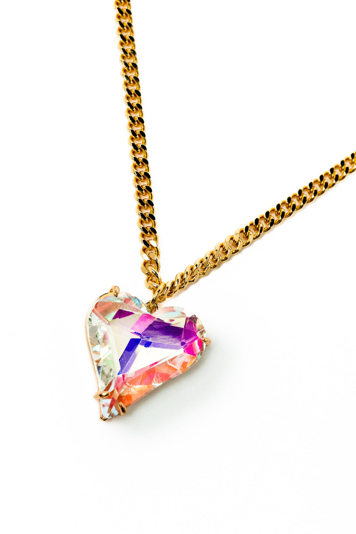 Crystal Touch Necklace - Gold