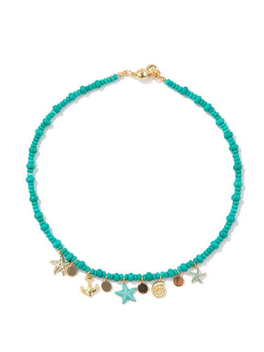 Hidden Beach Necklace - Turquoise