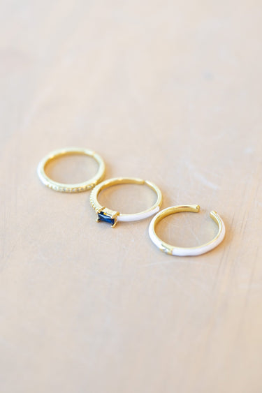 Cyndi Ring Set Of 3 - Multiple Colors!