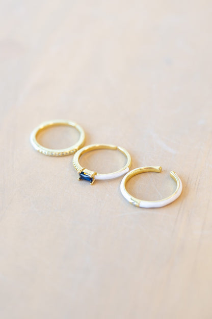 Cyndi Ring Set Of 3 - Multiple Colors!