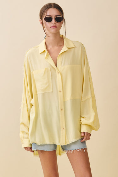 Delilah Button Down Top - 4 Colors!