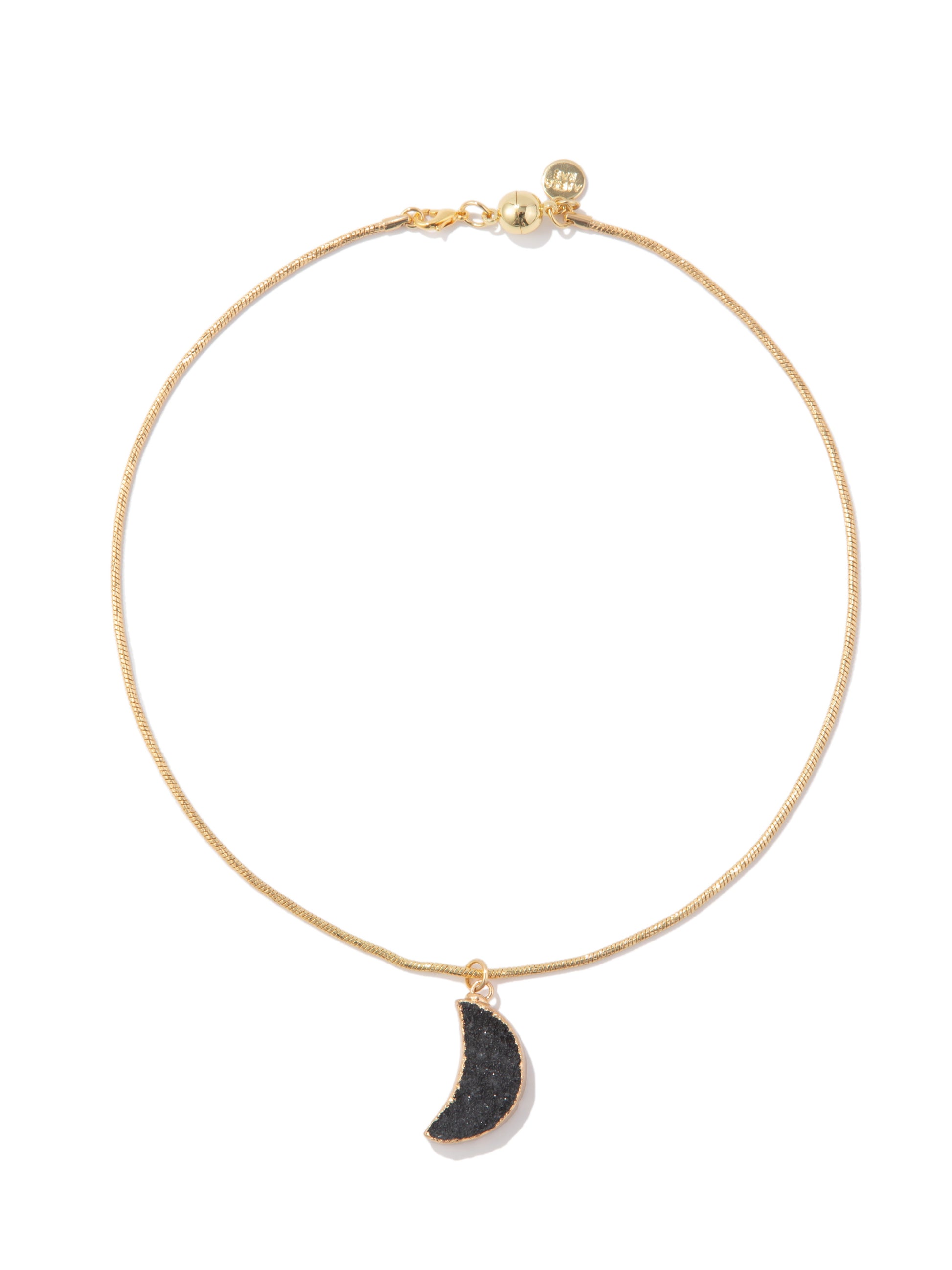 Anabella Necklace - Gold Black Moon