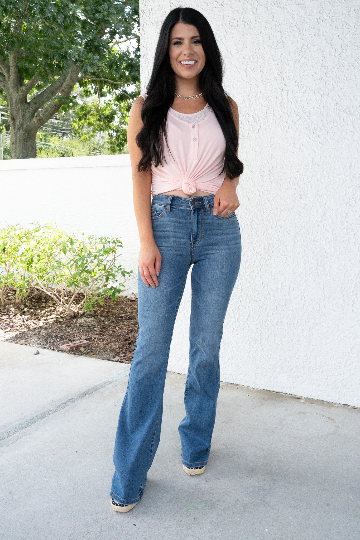 Judy Blue Say My Name High Rise Classic Flare Jeans