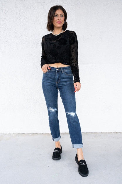 Judy Blue The Morgan Mid Rise Slim Fit Jeans