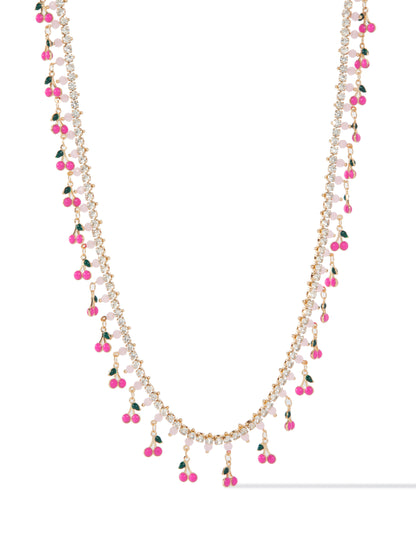 Cherry Blossom Necklace - Pink