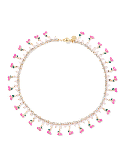 Cherry Blossom Necklace - Pink