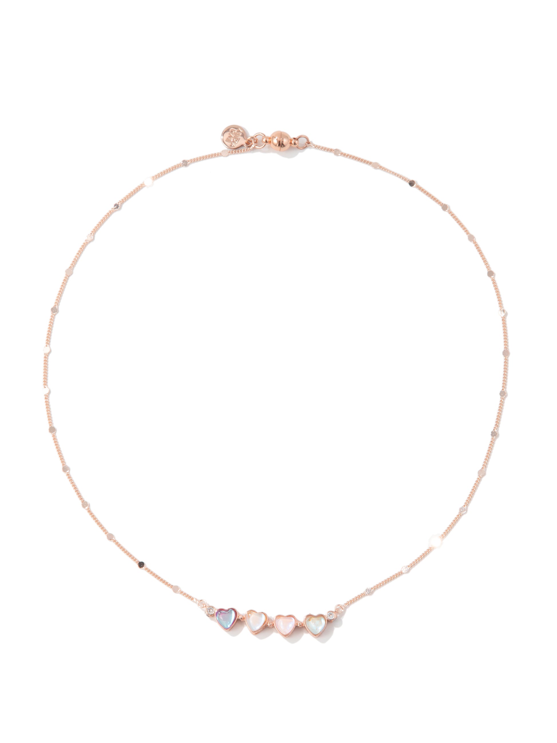 Magnetic Love Necklace - Light Rose Gold