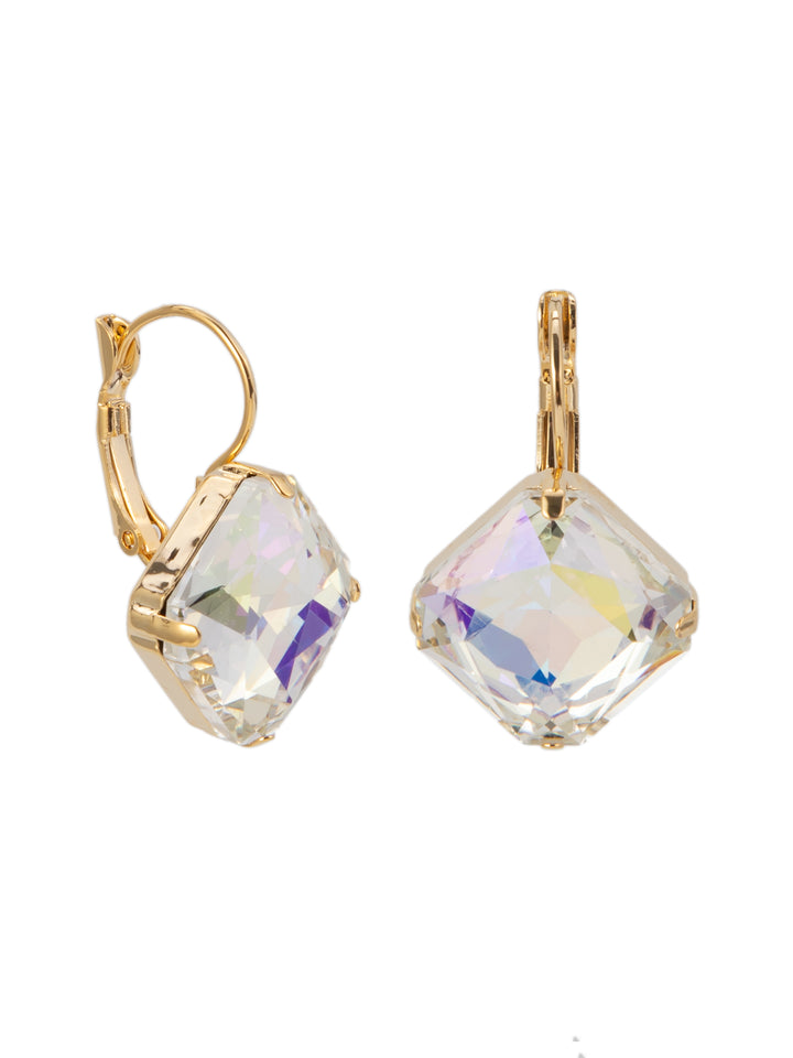Quiet Waters Earrings - Gold Clear AB