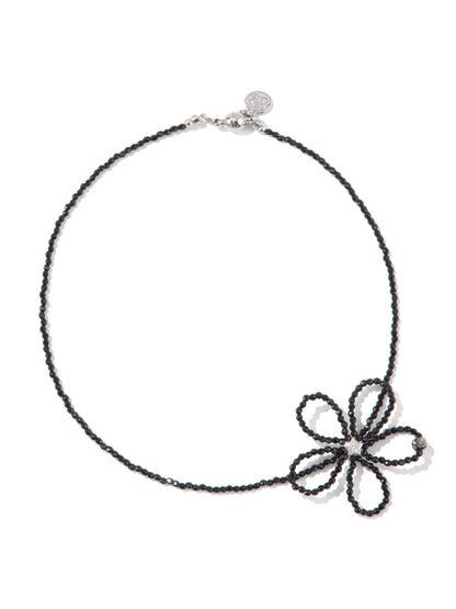 Summer Daisy Necklace - Black