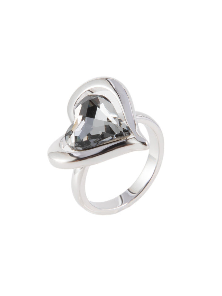 Sweet Love Ring - Silver Smokey