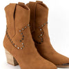 Pandora Vintage Western Booties - Toffee