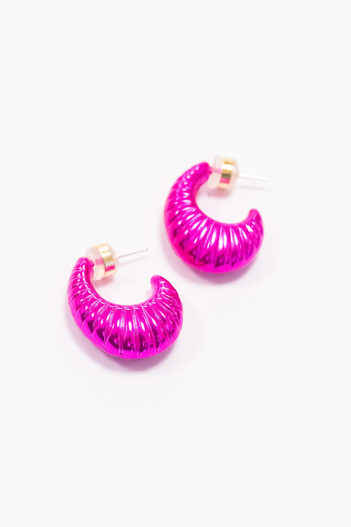 Miami Earrings - Metallic Tropical Punch