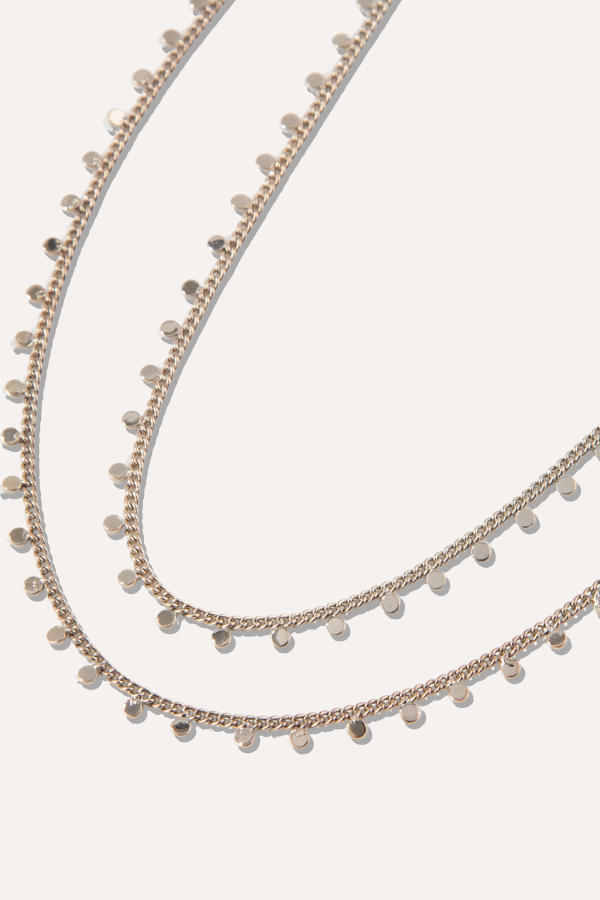 Starfall Necklace - Metallic Linen