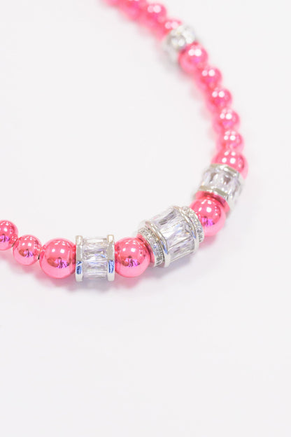Let You Love Me Necklace - Silver Metallic Coral Gables