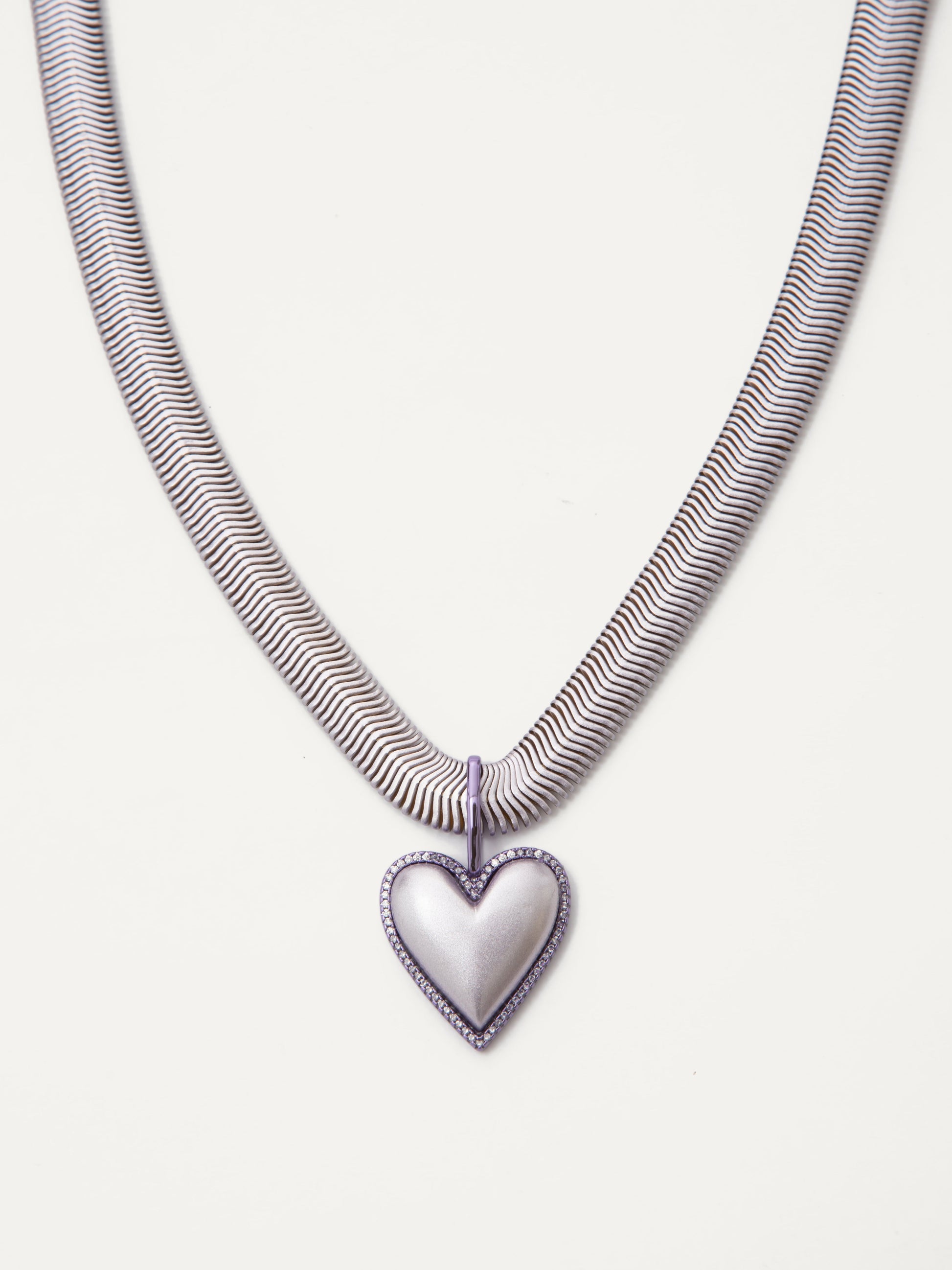 Loving You Necklace - Metallic Lilac