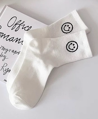 Smiley Socks - 2 Colors!