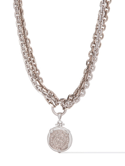 Shipwreck Necklace - Metallic Platinum