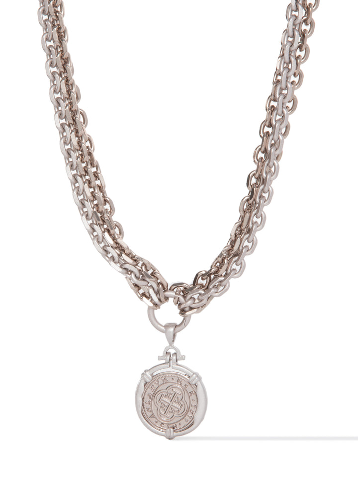 Shipwreck Necklace - Metallic Platinum