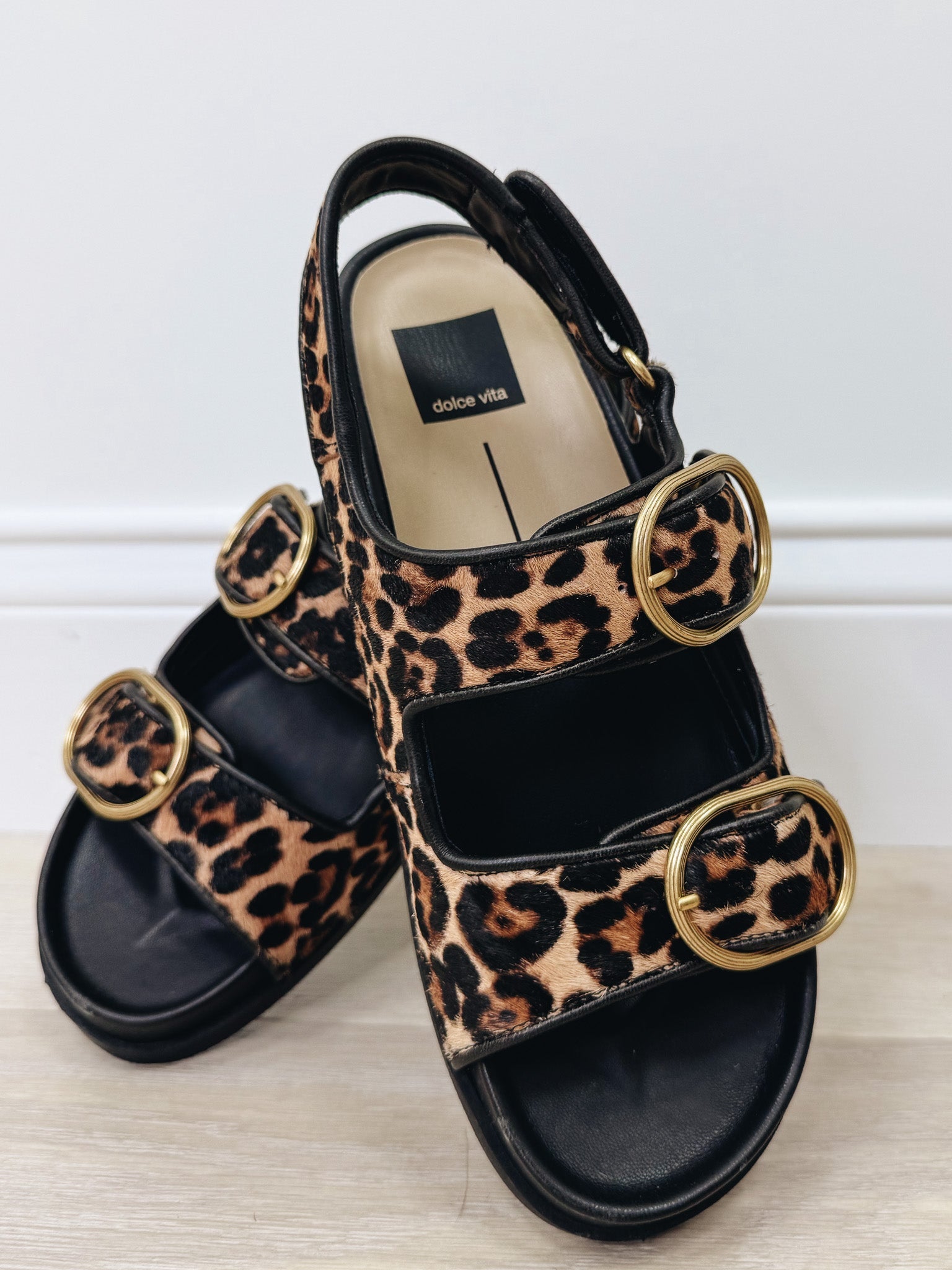 Dolce Vita Starla Sandals - Leopard Black