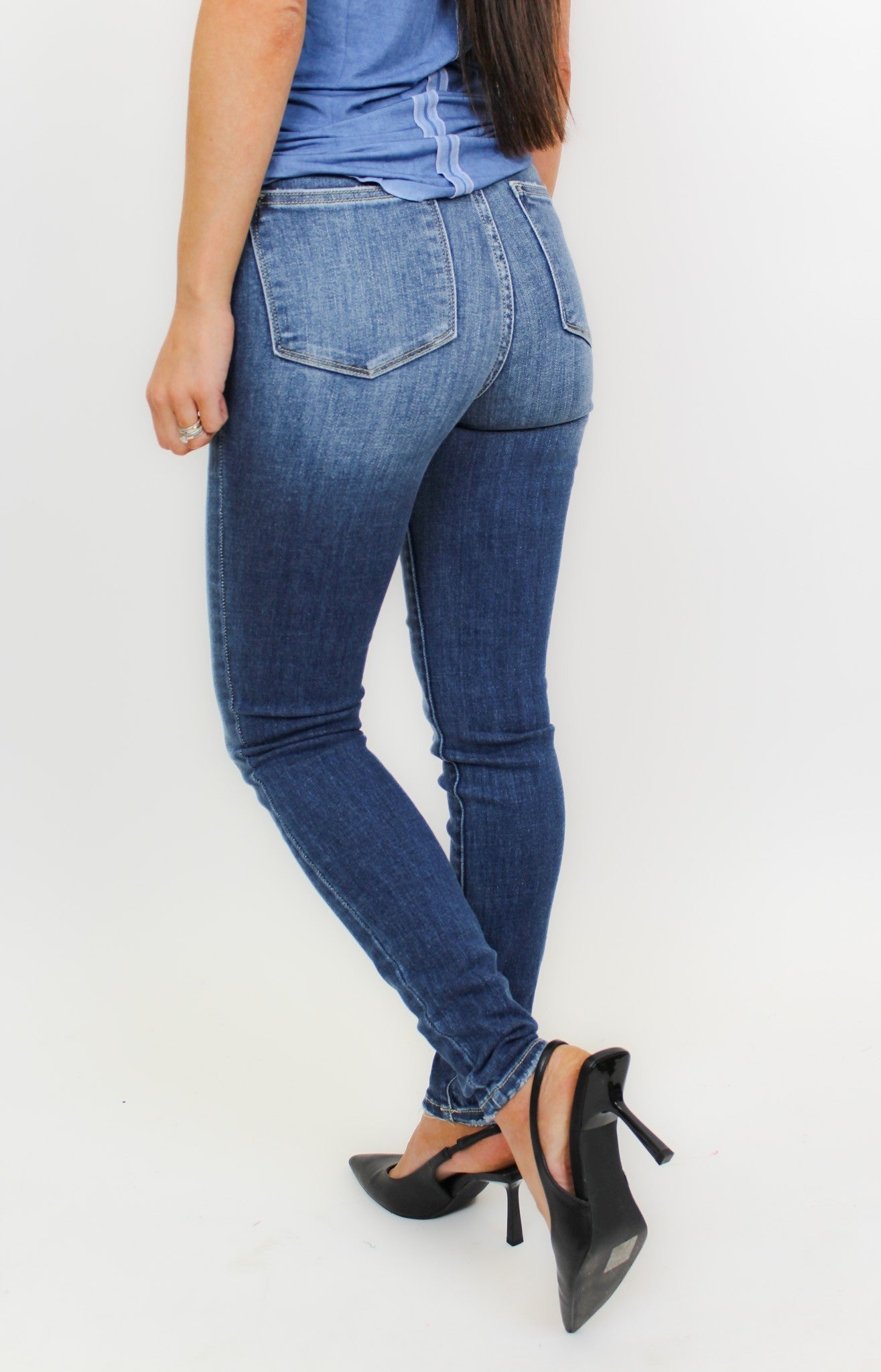 Judy Blue Diana Hi Rise Button Fly Skinny