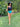 Feeling Fierce Midi Swim Bottoms - Green