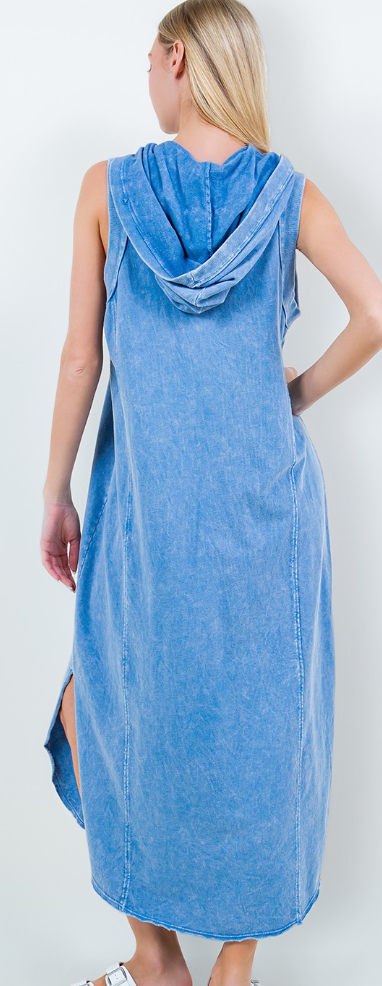 On To The Next One Hooded Dress - 3 Colors!
