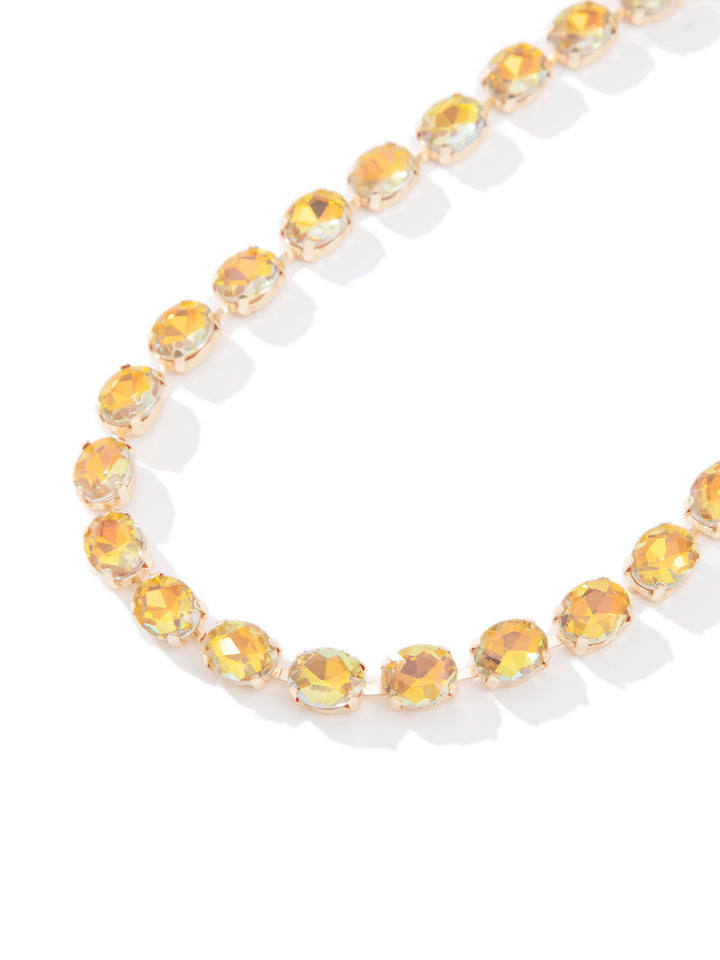 You Should Be Dancing Necklace - Metallic Chai Latte