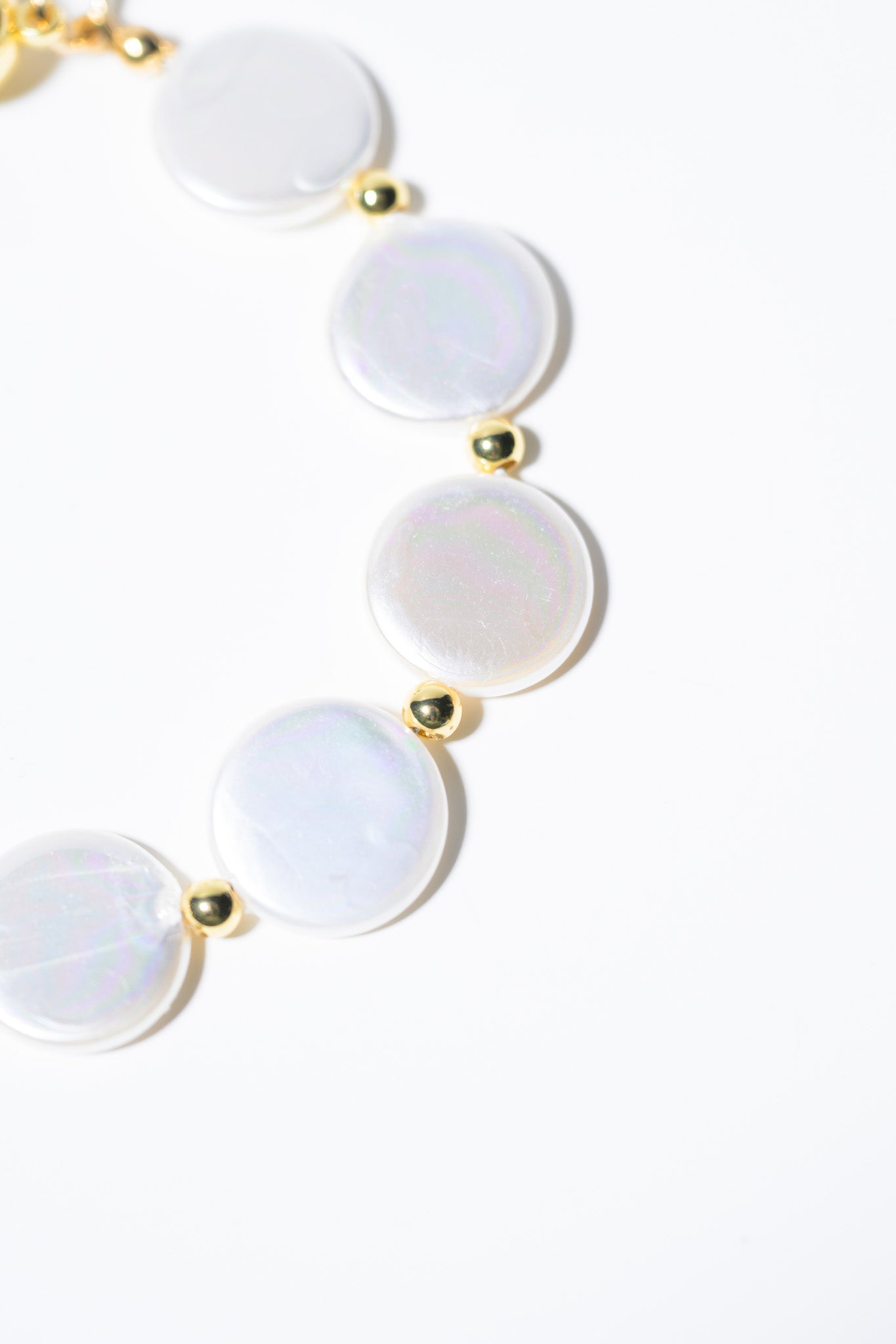 Tahiti Bracelet - Gold White