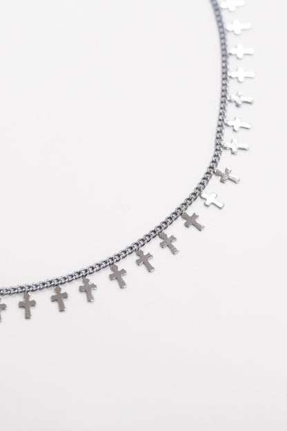 Every Little Thought Necklace - Metallic Eternal Blue