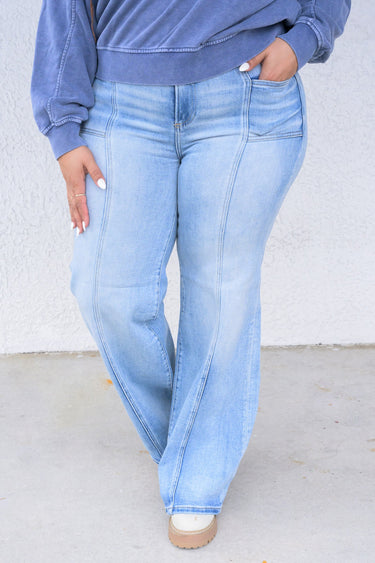 Got The Feeling By Risen - Wide Leg Jeans - Medium
