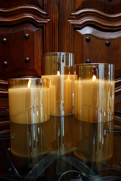 5.75" x 5.75" Champagne Radiance Poured Candle