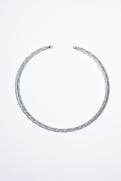 Lunara Necklace - Liquid Metallic Pearl White