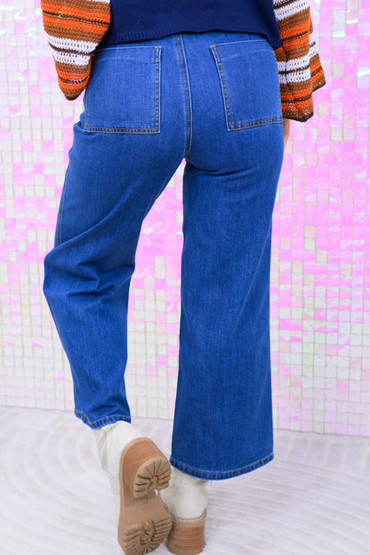 Right Through You High Rise Wide Leg Jeans
