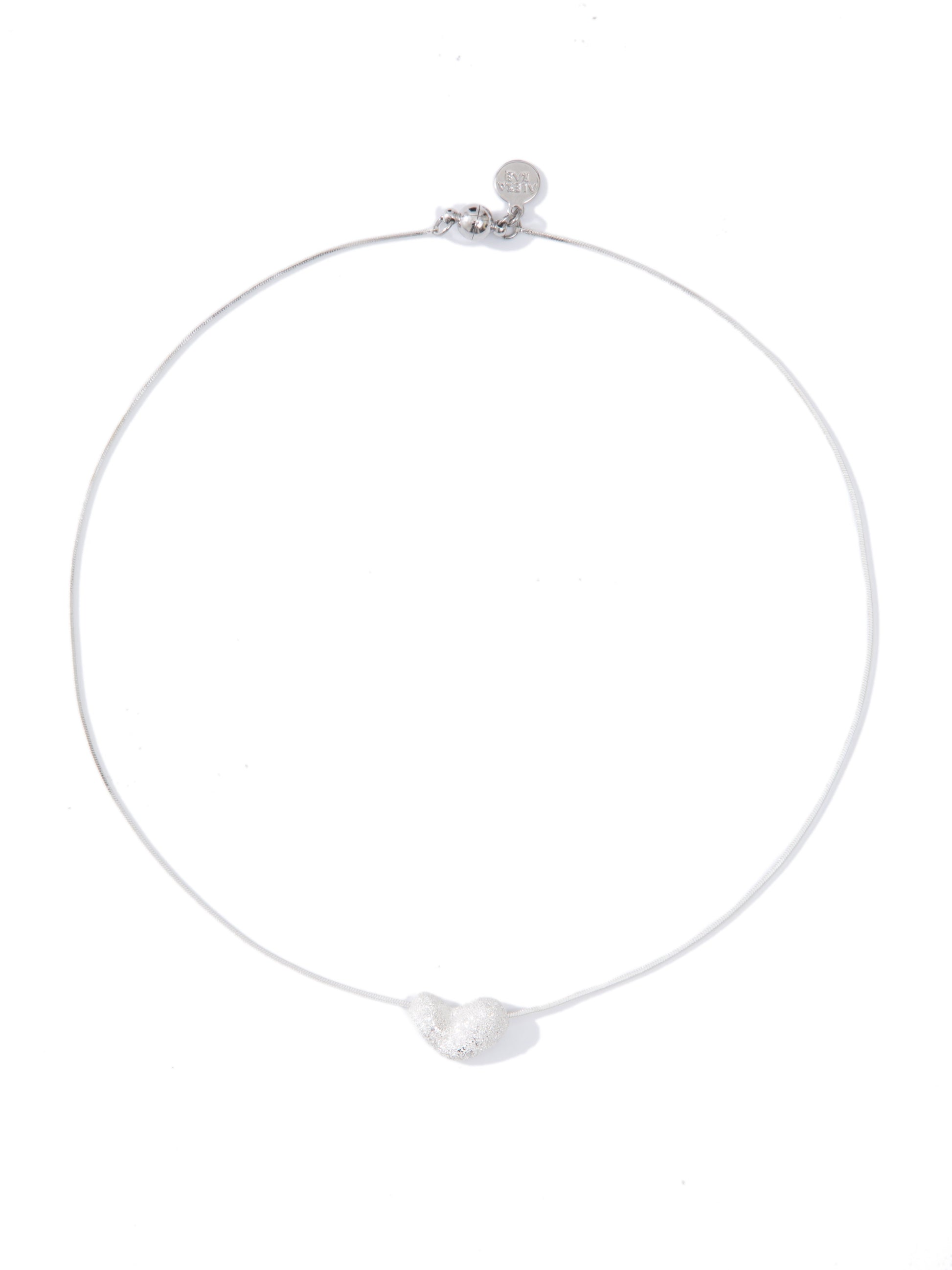 Take Me Away Necklace - Liquid Metallic Pearl White
